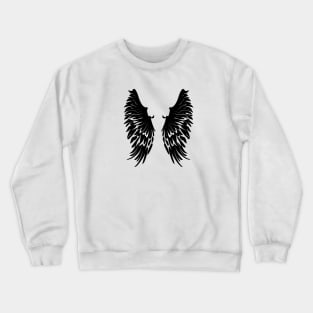 Black Wings | A Symbol of Freedom and Mystery Crewneck Sweatshirt